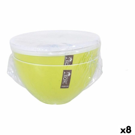 Set de Bols Kitchen Tropic  Avec couvercle Vert 2 Pièces (8 Unités)