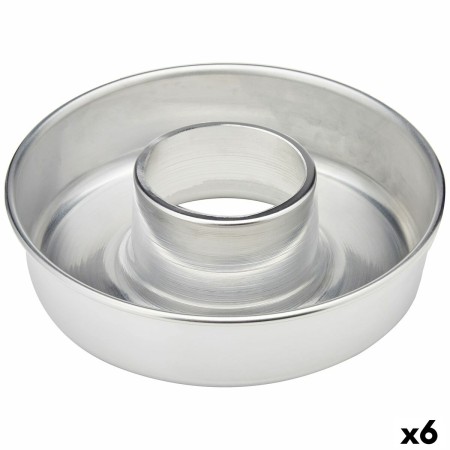 Moule à pâtisserie VR Aluminium Argenté Ø 22 cm (6 Unités)