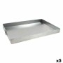 Moule rectangulaire VR Argenté Aluminium 45 x 31 x 3,5 cm (5 Unités)