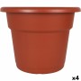 Maceta Dem Greentime Plástico Marrón Ø 55 cm (4 Unidades)