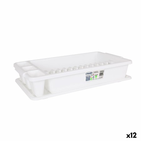 Escurridor para Fregadero Tontarelli Scola Plástico Blanco 45 x 26 x 8,5 cm (12 Unidades)