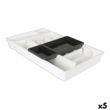 Organizador para Cubiertos Tontarelli Bella Blanco 4 Piezas 29 x 49,2 x 6,7 cm (5 Unidades)