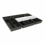 Range-couverts Tontarelli Bella Noir 10 Pièces 70 x 49,2 x 6,7 cm (4 Unités)