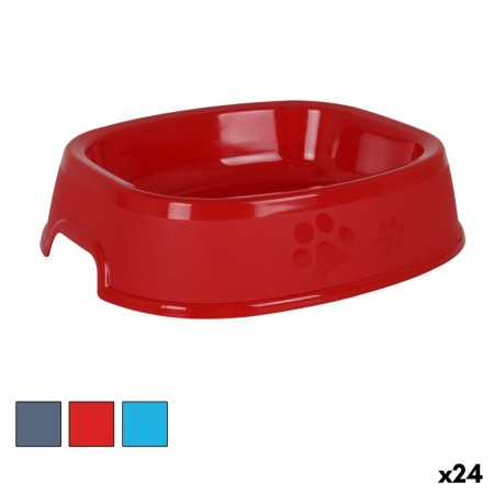 Mangeoire pour chiens Dem Pet 26 x 22 x 5 cm Plastique Carré (24 Unités)