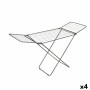 Séchoir Pliable Confortime Hibisco Métal Hibiscus 170 x 55 x 95 cm Argenté (4 Unités)