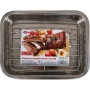 Bandeja para Horno Quttin Acero Plateado Rectangular 32,7 x 23,5 cm (6 Unidades)