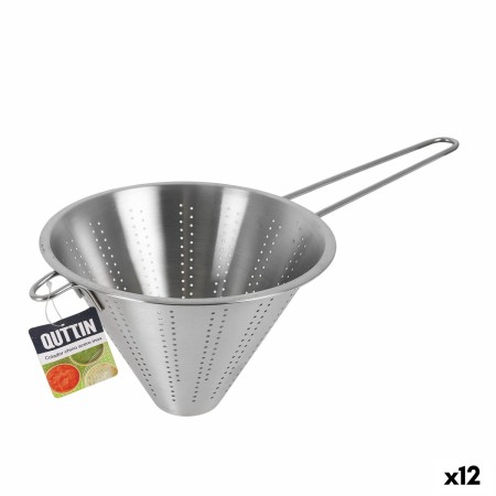 Tamis chinois Quttin Acier inoxydable Argenté Ø 20,5 cm (12 Unités)