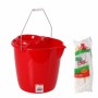 Cubo de Fregar  Rojo Cuadrado 12 L (40 unidades)