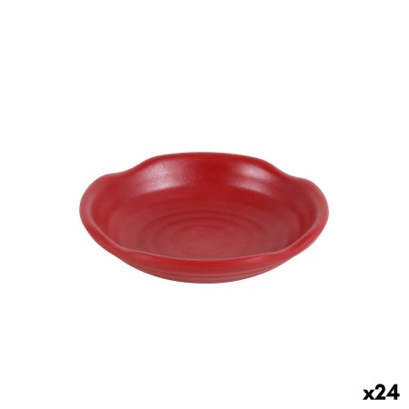 Bandeja de Aperitivos Viejo Valle Troya Rojo ø 13 x 2,5 cm (24 Unidades)