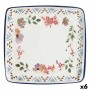 Bajo Plato Viejo Valle Moove Spring Porcelana 32 x 31 x 2 cm (6 Unidades)