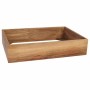 Organiseur de Tiroirs Viejo Valle Carré Bois d'acacia 53 x 32,5 x 11 cm (3 Unités)