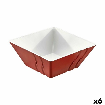 Bol Viejo Valle Luxor Mélamine Rouge 24 x 24 x 10 cm (6 Unités)