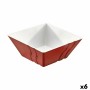 Bol Viejo Valle Luxor Mélamine Rouge 24 x 24 x 10 cm (6 Unités)