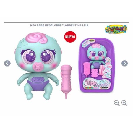 Poupée Bébé Bandai Neoflobbi Flobbeti 32 cm Lila