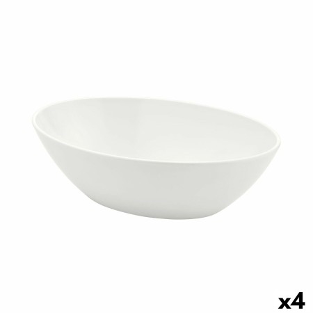 Bol Viejo Valle Mélamine Blanc Oblongue 36 x 24 x 11 cm (4 Unités)