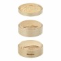 Vaporera Quttin 2 niveles Bambú 24 x 15 cm (8 Unidades) (23-21 x 15.5 cm)