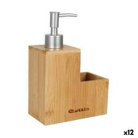Dispensador de Jabón Quttin Marrón Plateado Bambú (12 Unidades)