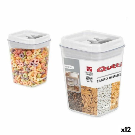 Tarro Quttin Hermético 1,7 L 12,8 x 18 cm (12 Unidades) (1700 ml)