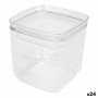 Tarro Quttin Hermético Transparente Plástico 750 ml (24 Unidades)