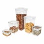 Tarro Quttin Hermético Transparente Plástico 750 ml (24 Unidades)