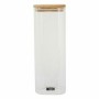 Bocal Quttin Bambou Carré 2,15 L 10,2 x 28 cm (12 Unités)