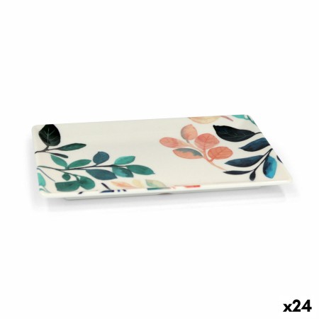 Plateau La Mediterránea Alba Mélamine 20 x 13 x 1,5 cm (24 Unités)