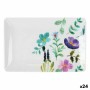 Plateau apéritif La Mediterránea Sakura Mélamine Brille 20 x 13 x 2 cm (24 Unités)