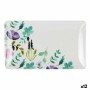 Plateau apéritif La Mediterránea Sakura Mélamine Brille 25 x 15 x 2 cm (12 Unités)