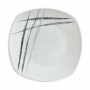 Assietes Inde Scratch 18 Pièces Porcelaine Carré (2 Unités)