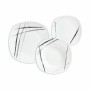 Assietes Inde Scratch 18 Pièces Porcelaine Carré (2 Unités)