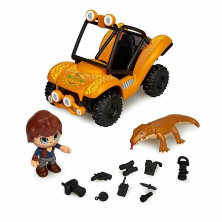 Playset Famosa Pinypon Action Wild Lizard Buggy Car