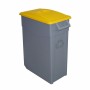 Poubelle recyclage Denox 65 L Jaune (2 Unités)