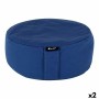 Cojín LongFit Sport Longfit sport Yoga Azul 33 x 13 cm (2 Unidades)