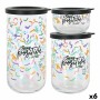 Set de 3 Boites LAV Positive Verre 3 Pièces (6 Unités)