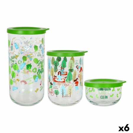 Set de 3 Boites LAV Earth Verre 3 Pièces (6 Unités)