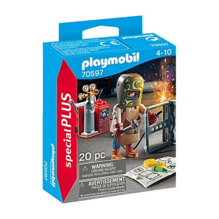 Playset Playmobil Special Plus Welder with equipment 70597