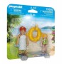 Playset Playmobil Nageur Bouée 70690 (6 pcs)