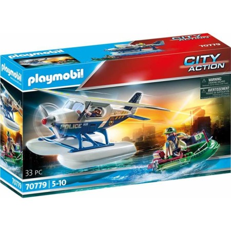 Playset Playmobil City Action Police Hydroplane 70779 (33 pcs)