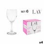 Verres LAV Blanc 200 ml (4 Unités)