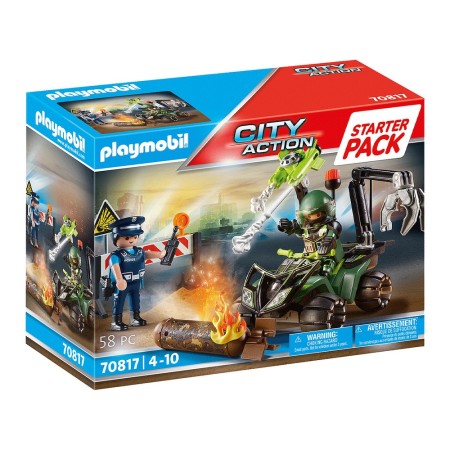 Playset Playmobil City Action Starter Pack Police, training 70817