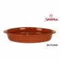 Fuente de Cocina Azofra Barro cocido Ovalado 44 x 26 x 7 cm (4 Unidades)