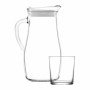 Set LAV Jarra Vasos Cristal 7 Piezas (4 Unidades) (7 pcs)