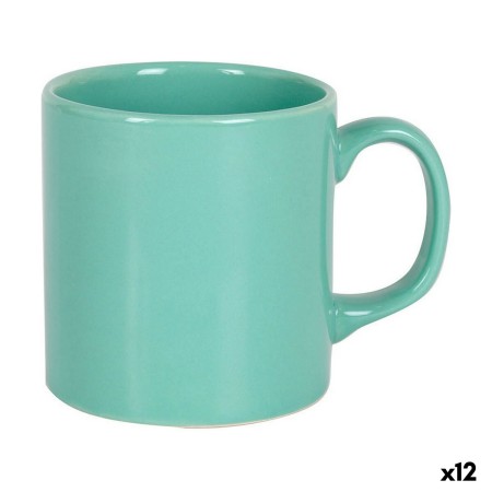Taza Verde 300 ml Cerámica (12 Unidades)
