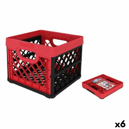 Boîte Multiusage Tontarelli Rouge Carré 33,5 x 33, x 27,9 cm (6 Unités)