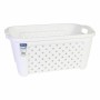 Cesto para la Ropa Tontarelli 8065405/112 35 L Blanco Rectangular 58 x 38 x 26 cm (6 Unidades)