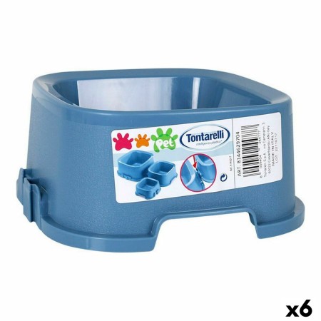 Comedero para Mascotas Tontarelli Pet 21,5 x 21,5 x 9,4 cm (6 Unidades)