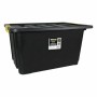 Caja de Almacenaje con Tapa Bricotech Brico 75 x 51 x 39 cm (3 Unidades) (100 L) (75 x 51 x 39 cm)