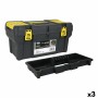 Boîte à outils Dem Brico Jaune Noir 49 x 26,5 x 25,5 cm (3 Unités)