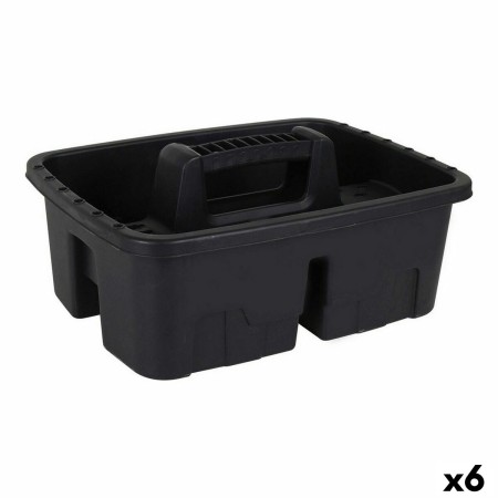 Boîte à outils Dem Brico Plateau Noir 38,5 x 29,5, x 17 cm (6 Unités)