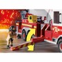 Jeu de Véhicules Playmobil US Tower Ladder City Action 70935 Camion de Pompiers (113 pcs)